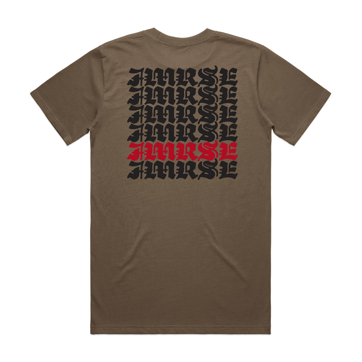 Repetition Tee (Brown)