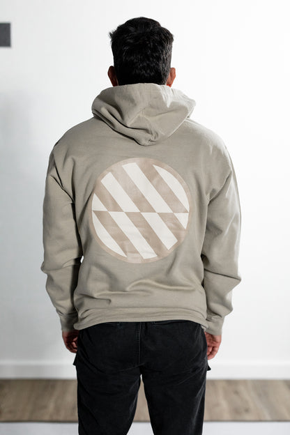 Block logo Hoodie (Beige)
