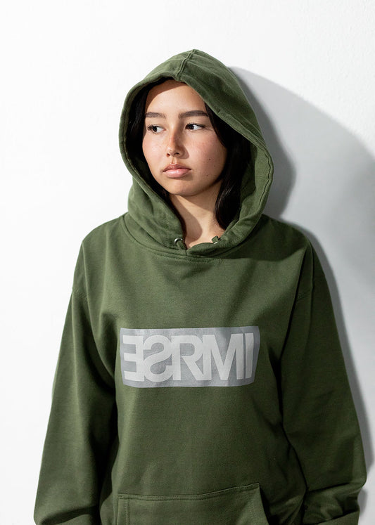Block Logo Hoodie (Olive)