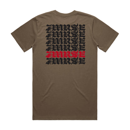 Repetition Tee (Brown)